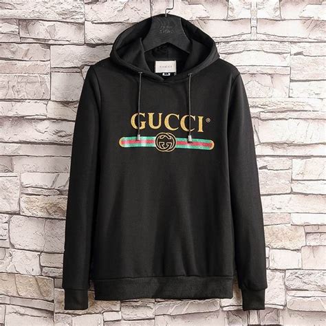 gucci black hoodie cheap|More.